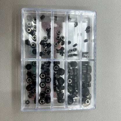 100 PIECES Steel Stainless Different Sizes 3.0-8.0mm Watch Crowns
