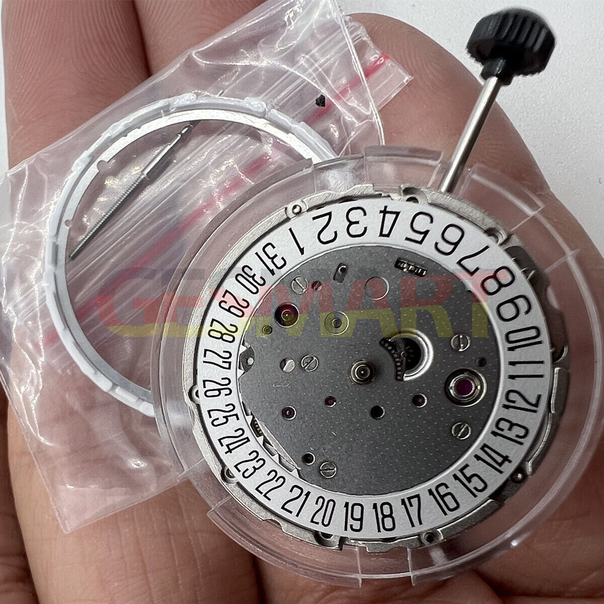 Miyota/Citizen 9019, japanisches automatisches mechanisches Uhrwerk, Datum bei 3/6