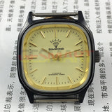 32mm Diamond Shanghai Made Manual Mechanical Watch 17 Jews Black Square Case