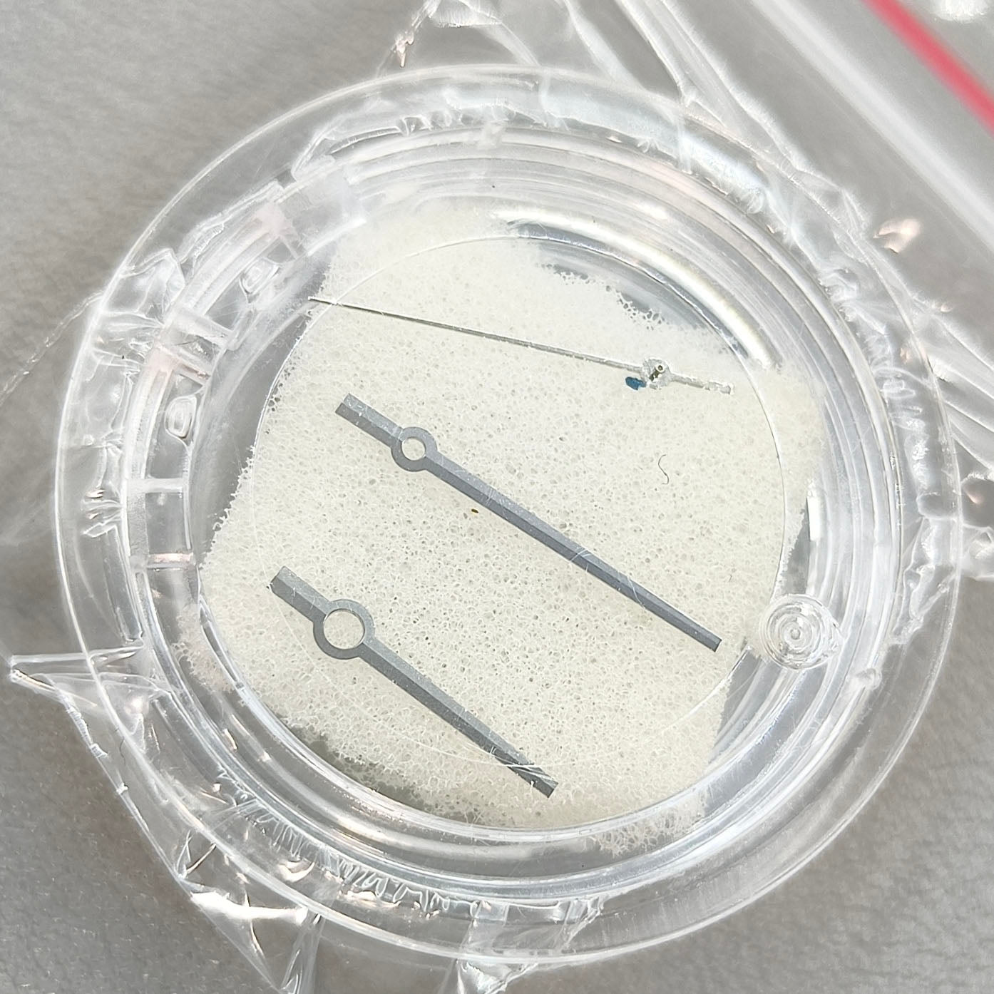 No Lume Silver Trim Watch Hands For NH36 NH35 7S26 Movement