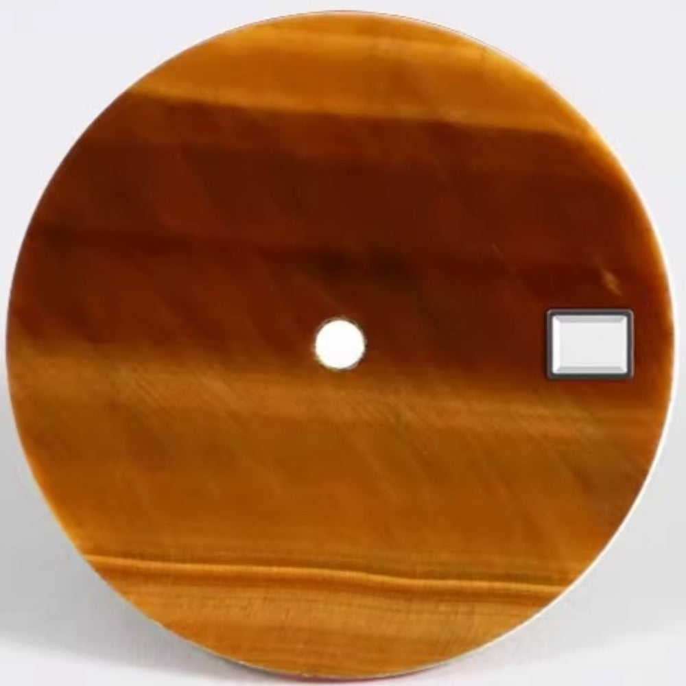 Tiger's Eye stone watch dial 28.5mm for SW200 ETA2824 NH35, stylish accessory.