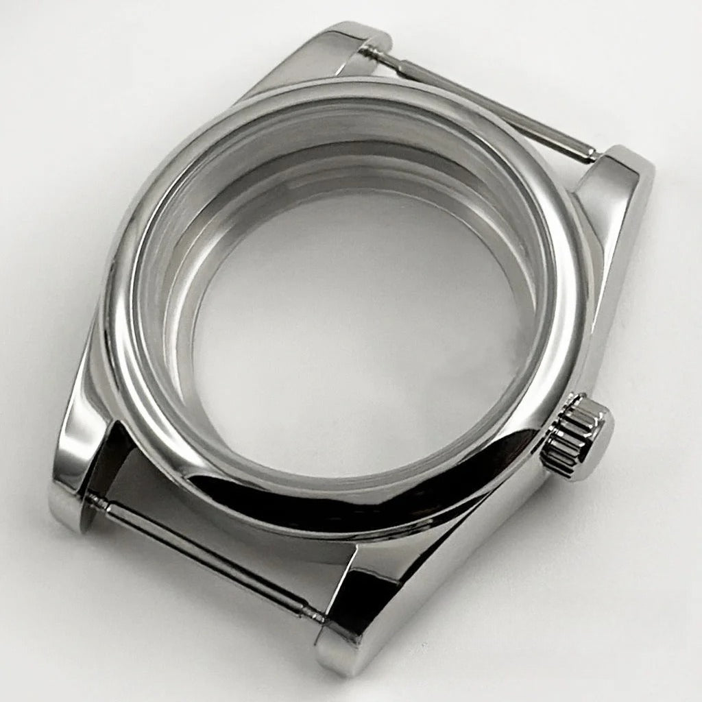 36MM/40MM Round Bezel Watch Case Sapphire Crystal for NH34 NH35 NH36 ETA2824