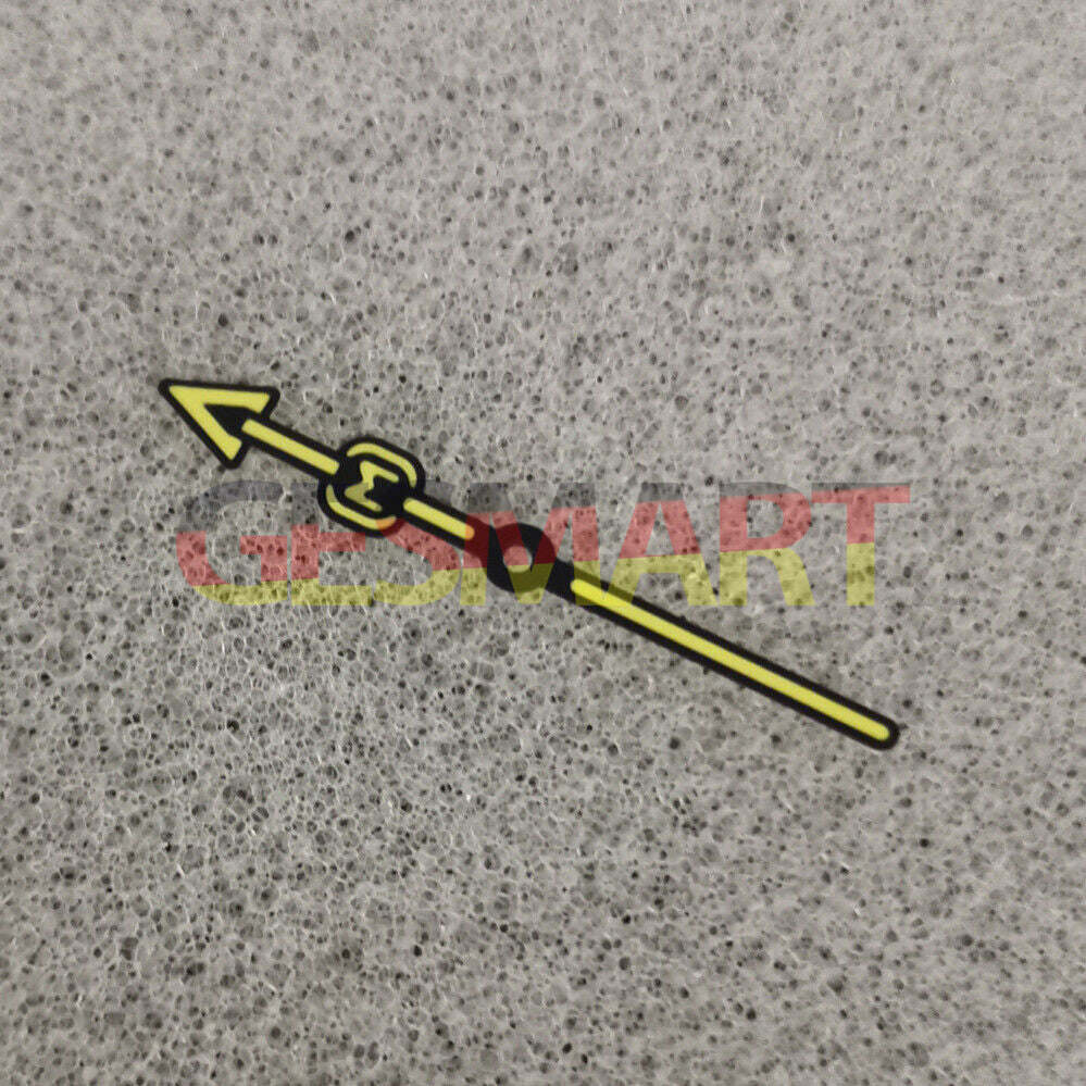 Green luminous watch hands with color block trim, compatible with NH35/NH36/4R/7S movements.