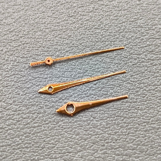 2 Sets/Pack Rose Golden Trim Watch Hands for Miyota 2035 Quartz Movement