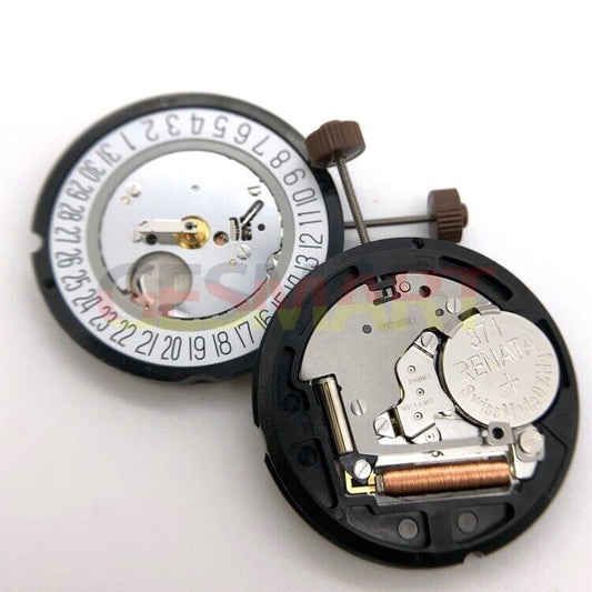 Ronda 515 Quarzuhrwerk, Datum bei 3/6 