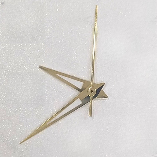 8X13X14mm Golden Trim Green Lume Watch Hands For NH35 NH36