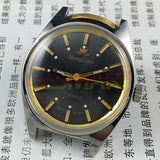 32mm China Made HONGLIAN Manual Mechanical Watch 17 Jews Black Dial Golden Nail