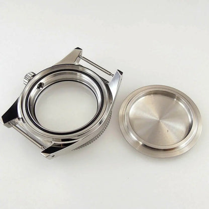 40mm Sapphire Glass Watch Case Fit NH35 NH36 Eta 2824 300M Water Resistance