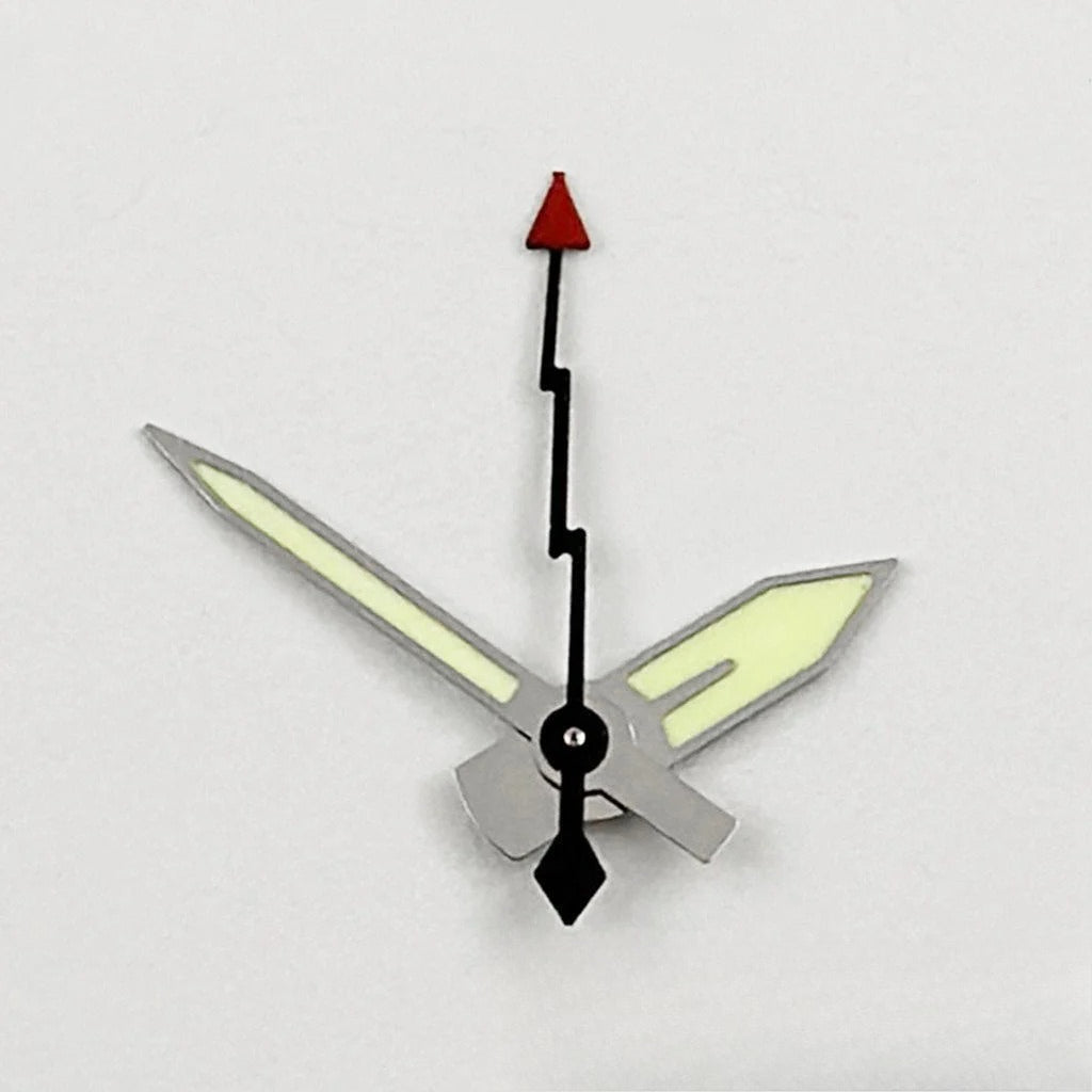 Lightning Second Hand C3 Green Luminous Watch Hands for NH35 NH36 NH38 NH39 NH70