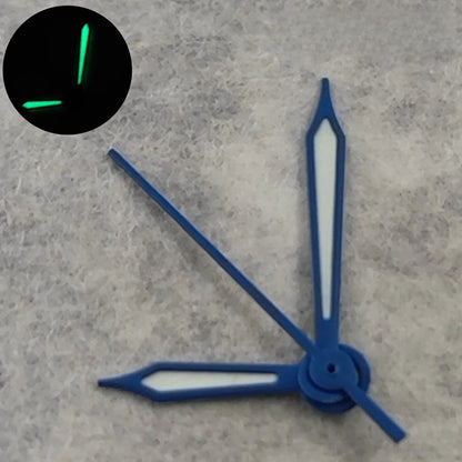 Modified Watch Hands Green Luminous For NH34 NH35 4R35 NH36 4R36  Movement