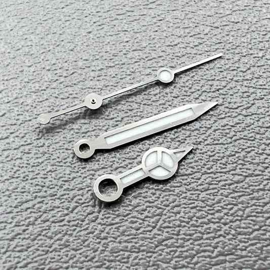 C3 Super Blue Lume 17mm Zeigersatz für NH35 NH36 NH38 NH70 NH72 Modelle