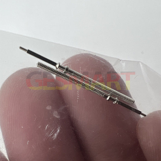 Set of 2 watch winding stems for Hongzhou 7500 movement, compatible with China-made watches, precision fit.