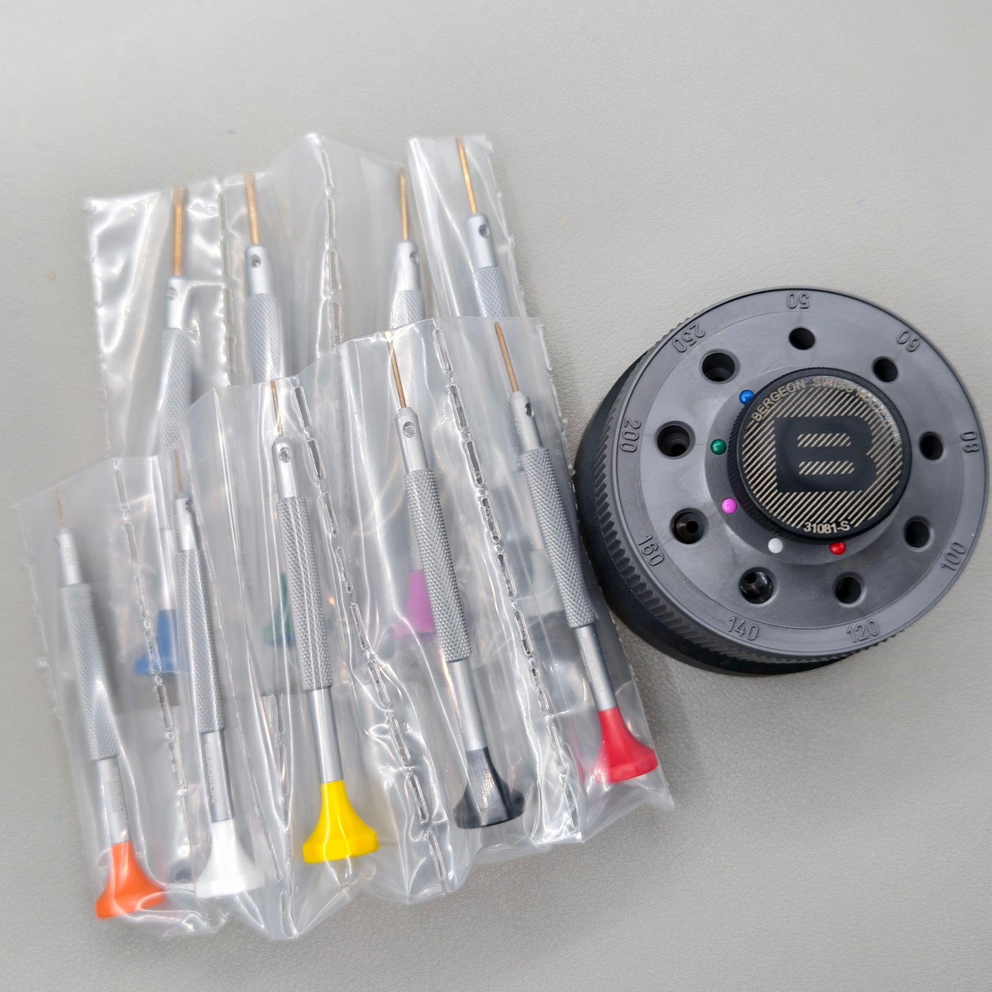 Bergeon 31081-S09 Antimagnetic Ergo Set of 9 Screwdrivers Replacement 8899-S09