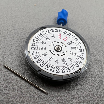 Automatisches mechanisches Uhrwerk Japan NH36 Datumsanzeige Krone bei 3.8