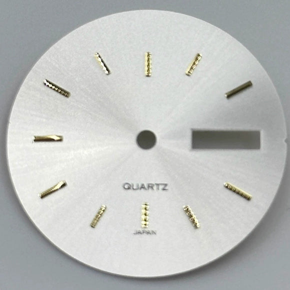 Silver 28.5mm Golden Nail Modified Datejust NO Lume Watch Dial for 2305 Movement