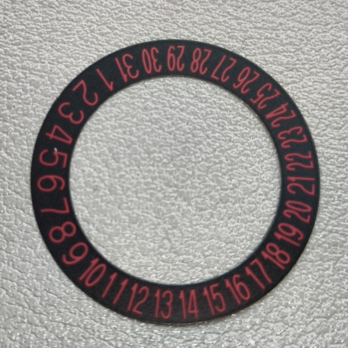 Red Font Date Disk Wheel Date Wheel Fit for NH35 NH36 Movement Date@6
