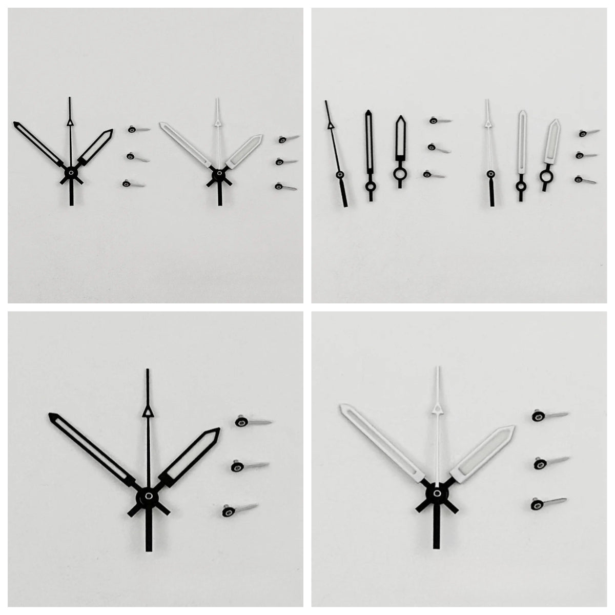 Watch Hands with Green Luminous for VK63 VK63A Quartz 6 hands fit 32.5MM Dial