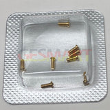 Men 3x1mm Watch Back Cover Screws Slotted Screws Watch Part for Cartier Watches