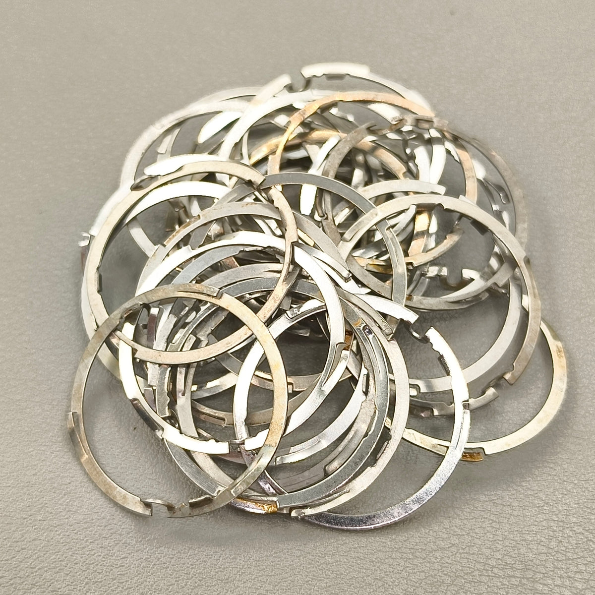 10 PIECES Steel Watch Case Spacer Ring for China 7120 Movement Cushion Mount