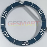 38.5mm Ceramic Blue Luminous Slope Watch Bezel Ring Fit for Conquest Watch