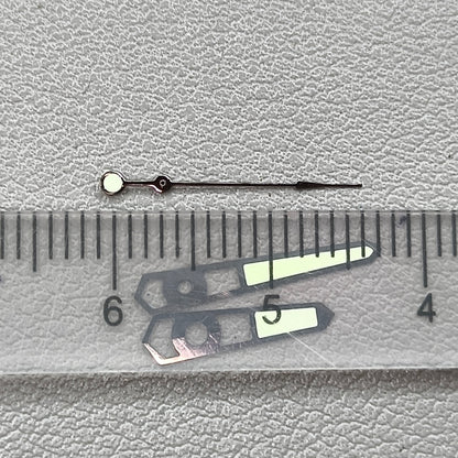 Blue Lume Hollow Black Trim 3 Pins Watch Hands Set for NH35 NH36 Movement