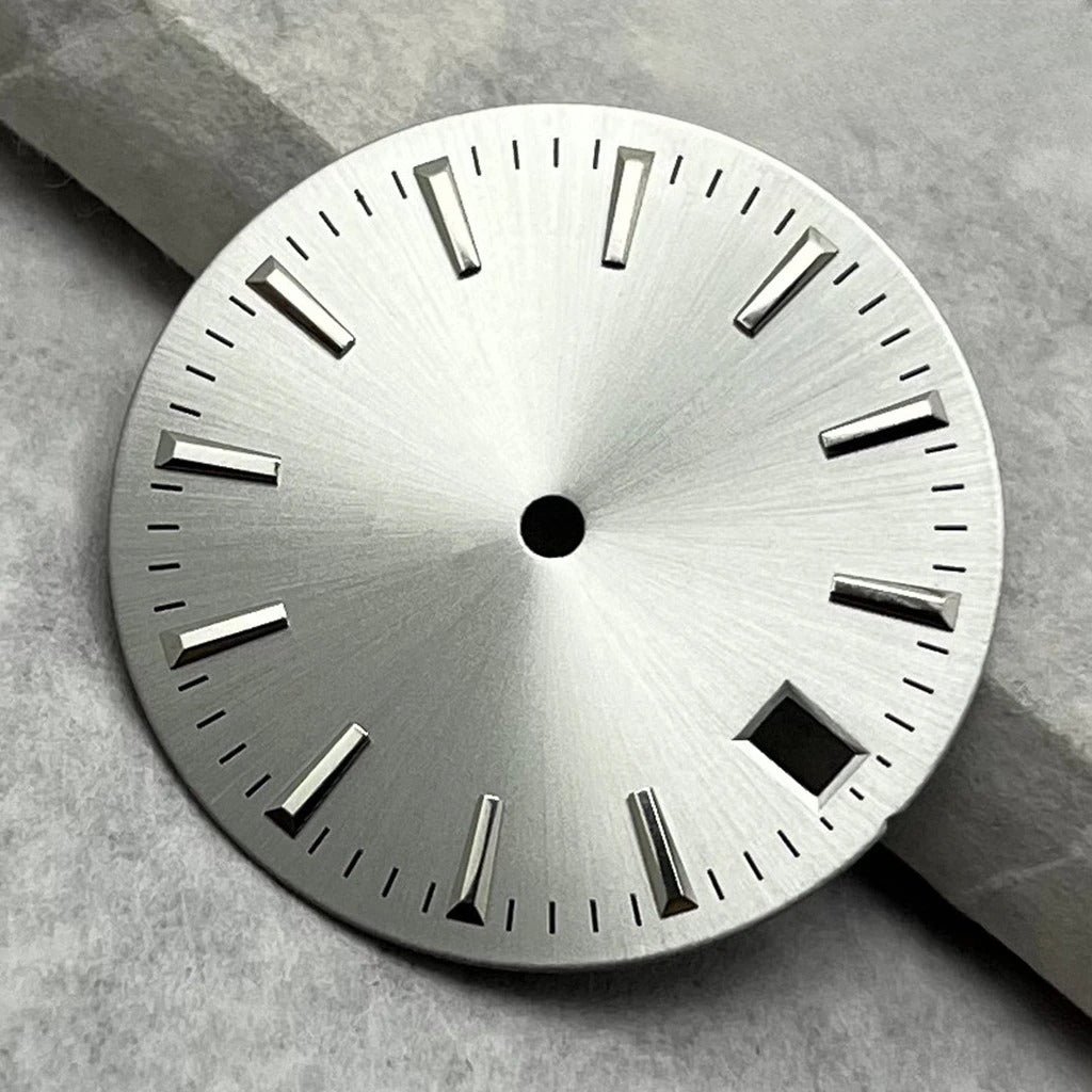 28.5mm Watch Dial Stripes Sunburst Simple For NH35/36/4R/7S Movement Modified