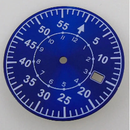 33.6mm Multicolor Watch Dial Fit For NH35AA NH36AA with Green Luminous Modified