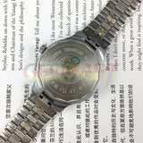 37mm Qionghua Steel Manual Mechanical Watch 17 Jews Black Dial Single Calendar