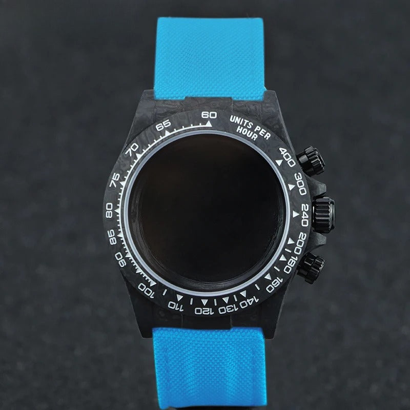 SEAGIS 38.0mm carbon fiber case VK63 popular nylon cowhide strap fastener