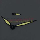 Black Trim Diamond Shaped Yellow Lume Watch Hands for ST3600/ST3620/ETA6497/6498