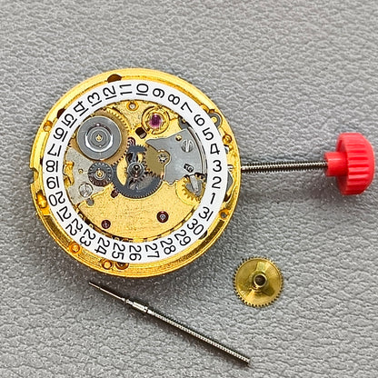 Golden Mechanical Movement Replacement ETA2671 Movement Date@3