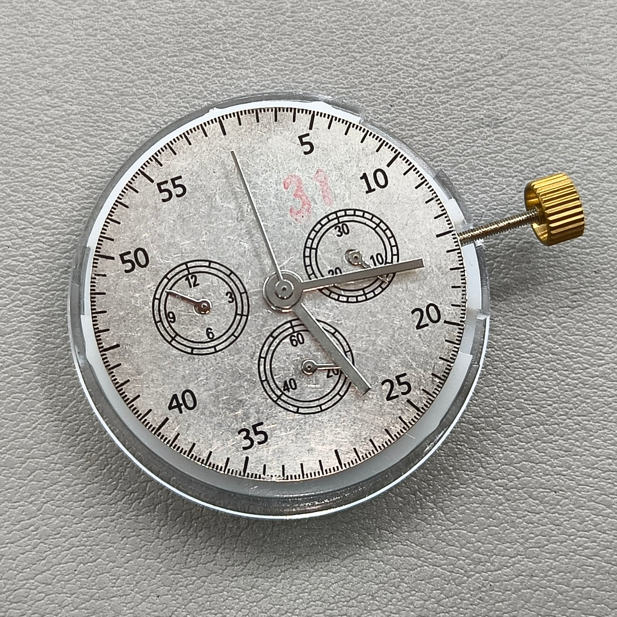 Chinese 7750 Chronograph Automatic Mechanical Movement Small Second@3/6/9