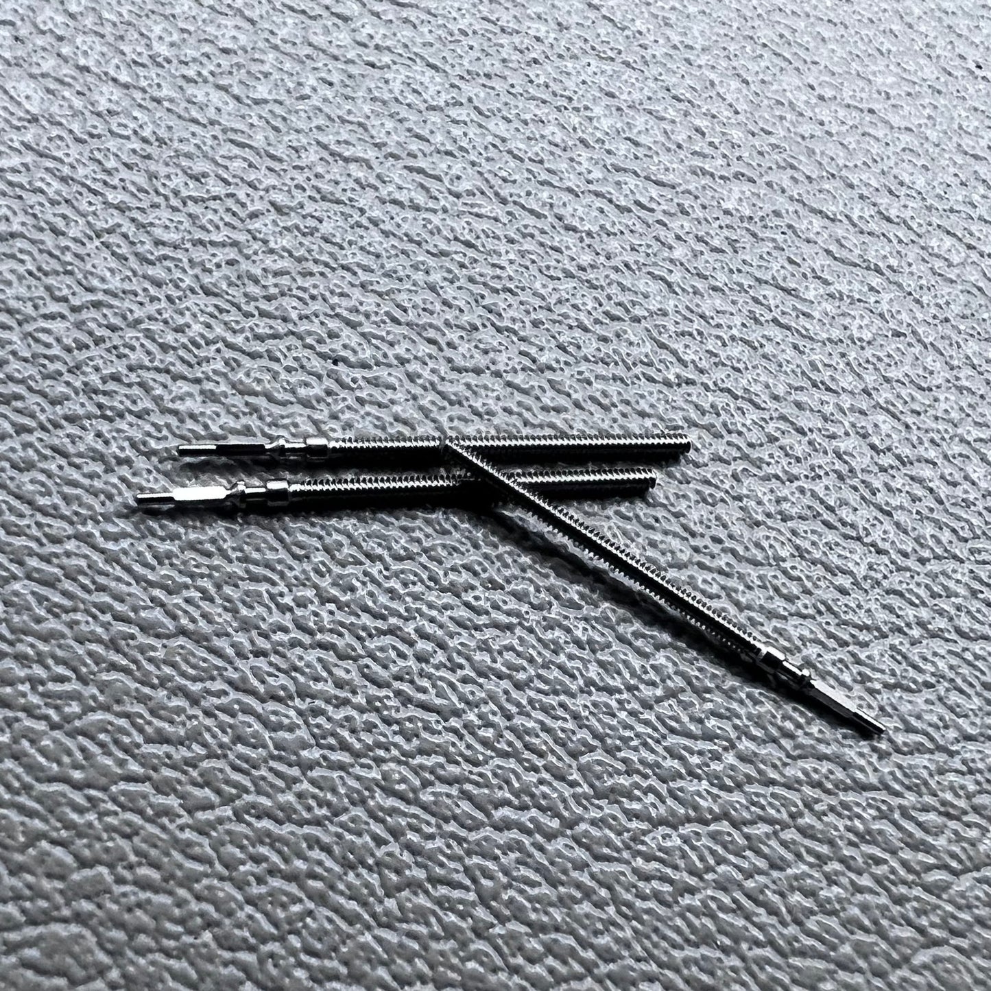 Set of 3 watch winding stems for VX00, VX01, VX10, VX11 quartz movements, precise fit.