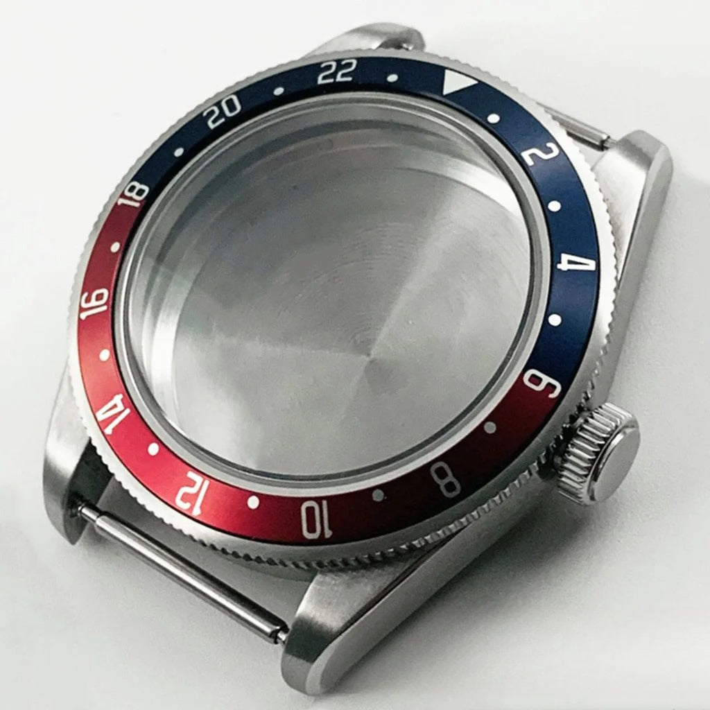 39MM Bezel Domed Sapphire Crystal Case for NH34 NH35 NH36 NH38 ETA 2824 PT5000