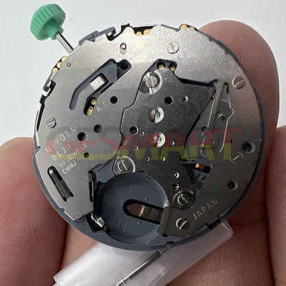 Japan-made OS21 Miyota quartz movement for precise watch repair and replacement, ideal for watch accessories.