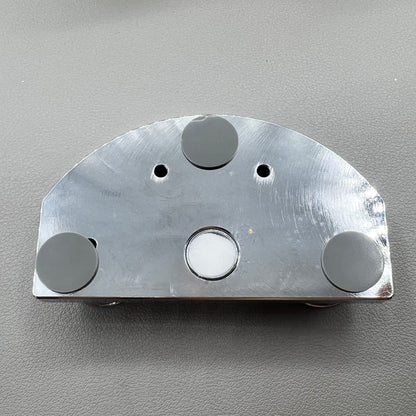 BG 30180-A stainless steel watch oil cup stand with 4 covered oiler dishes for precise watch repair.