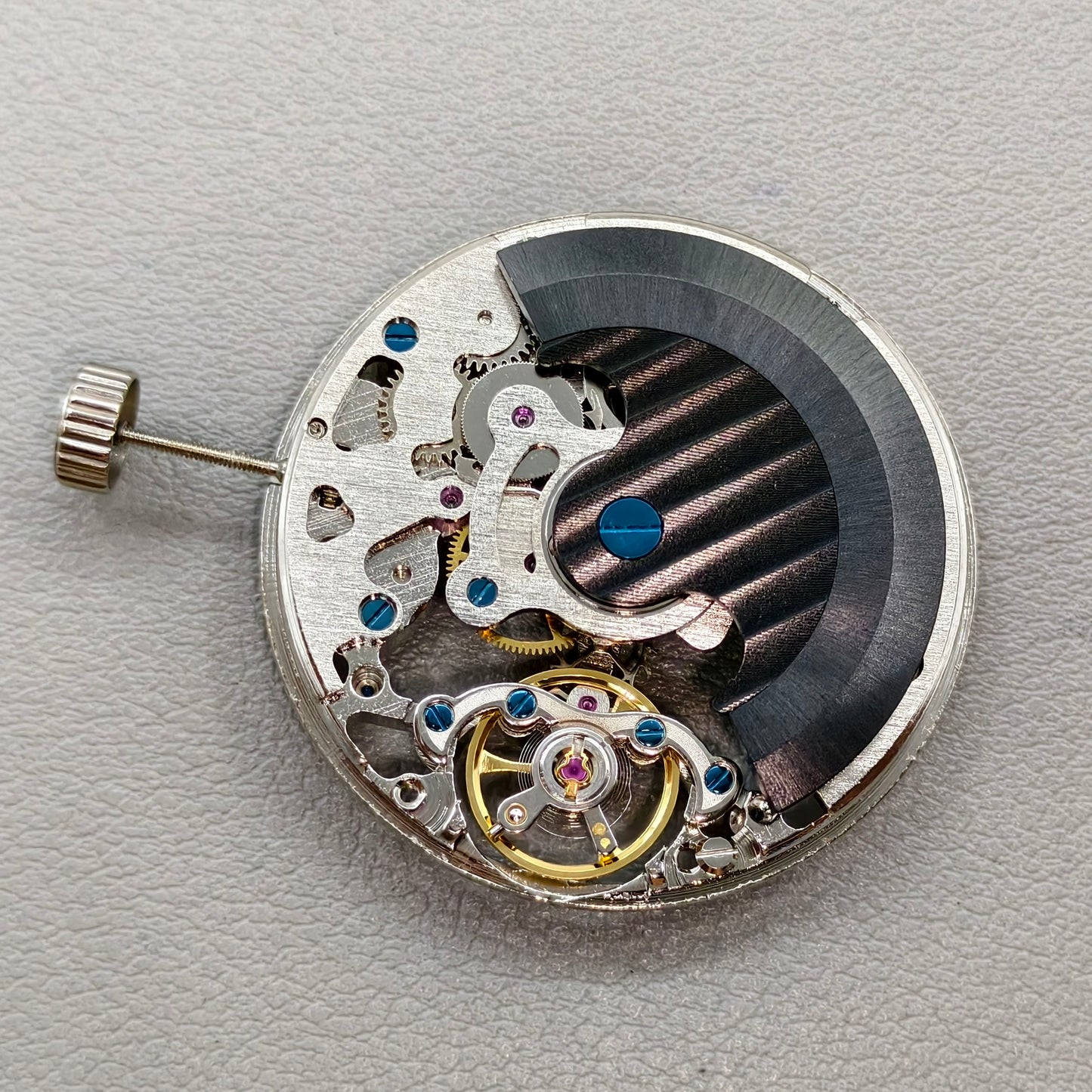 3 Hands Hollow Balance Automatic Mechanical Movement Wheel@6