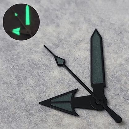 C3 Green Luminous Watch Hands Set For NH34 NH35 4R35 NH36 4R36 Movement