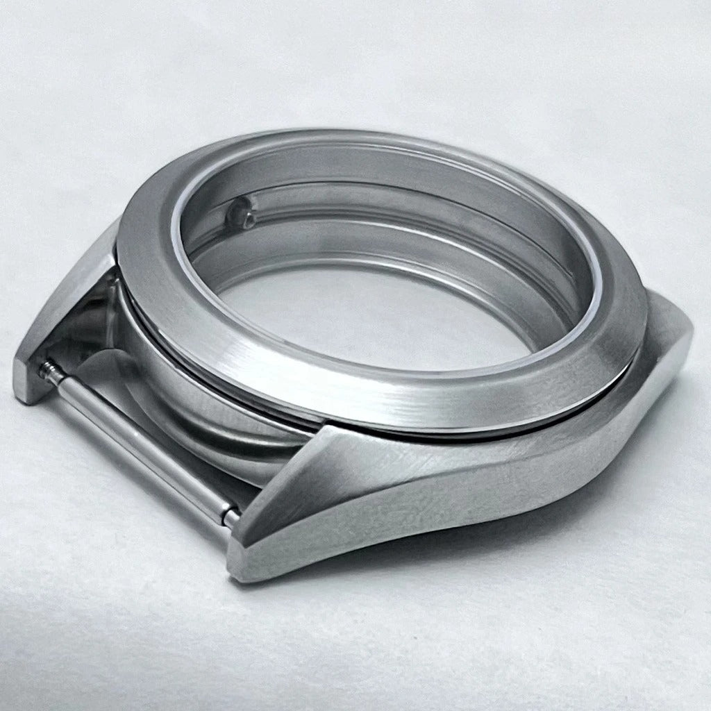 38mm Brushed Watch Case S Crown Suitable Fit NH35 NH36 Modified