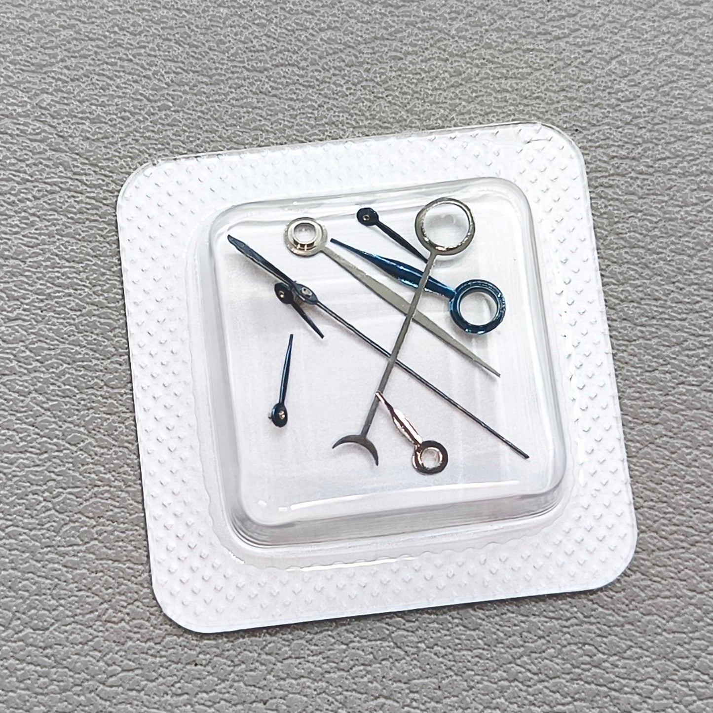 Blue Polished Trim 8 Pins Watch Hands Fit for ETA 7751 Mechanical Movement