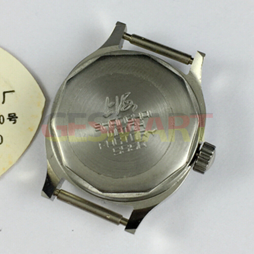 26mm SHANGHAI JINJI Lady watch with golden square case, manual mechanical movement, 17 jewels design.