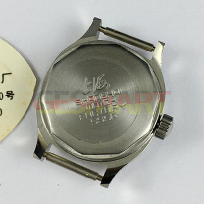 26mm SHANGHAI JINJI Lady watch with golden square case, manual mechanical movement, 17 jewels design.