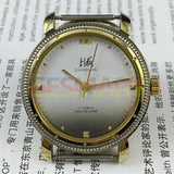 Shanghai Factory Made Manual Mechanical Watch Golden Nail Gradient Grey Dial