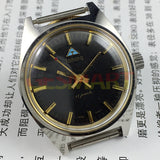 32mm Chinese Taihang Manual Mechanical Watch 17 Jews Black Dial Golden Nail