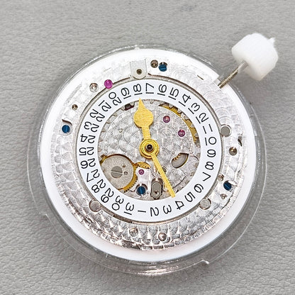 Shanghai 3285 Automatic Mechanical Movement 4 Hands GMT Greenwich Rotor Carved