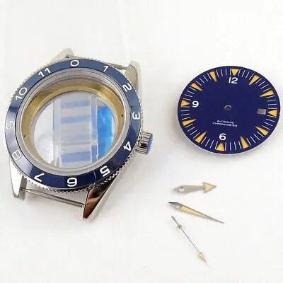 Modified 10ATM 41mm Sapphire Glass Watch Case Fit 8215 NH35 NH36 ETA 2824 2836