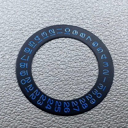 Blue Font Date Wheel Overlay for ETA 2824 2836 Miyota 8215 8200 Movement Date@3