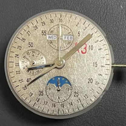 China Made Dandong Factory 7751 Mechanical Movement SL465 with Moonphase