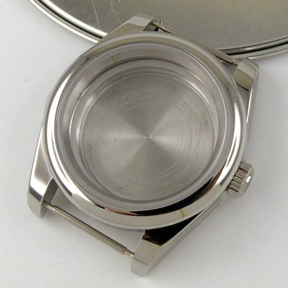 Personalized 39mm Sapphire Glass Watch Case Fit NH35/36 ETA2836 2824 Miyota 8215