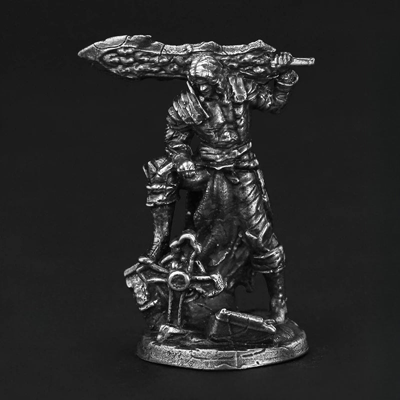 Claymore Mercenary Copper Miniature Figurine White Bronze Fantasy Wargame 312-7